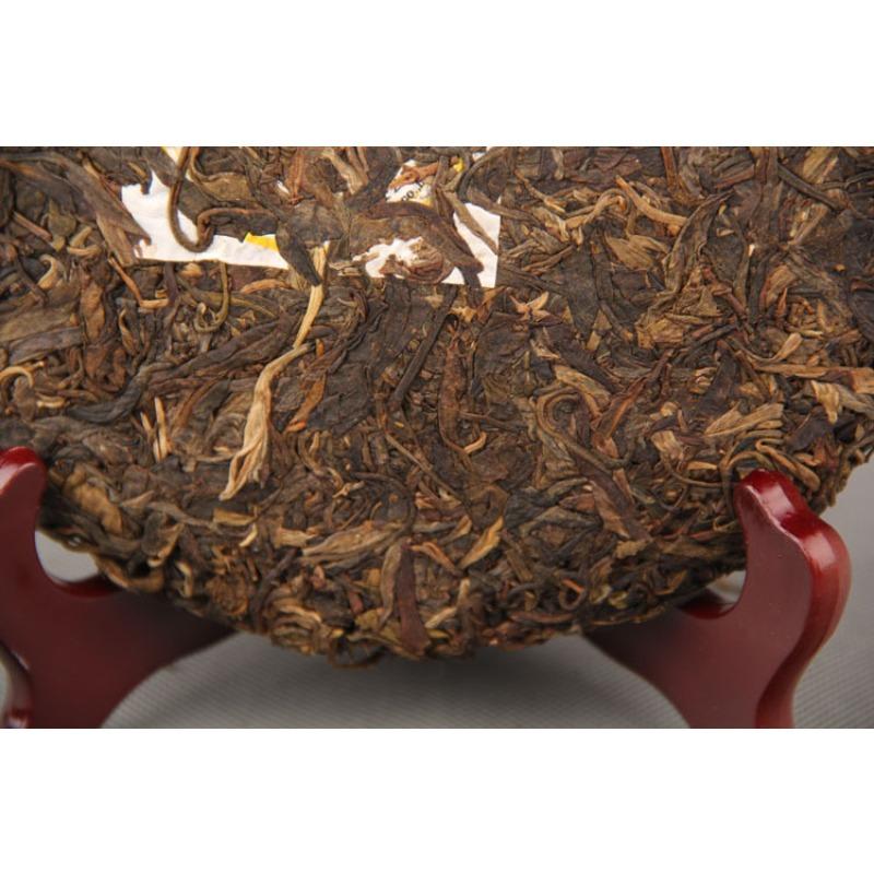 CIFbuy 357gPuerh Tea Grain Flower Tea Leaves Pure Material Tea Tightly Pressed Tea Cake