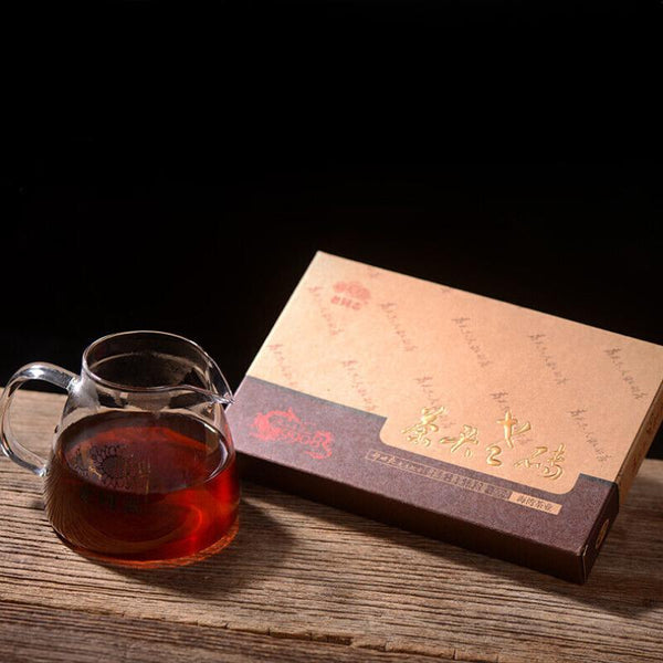 CIFbuy Haiwan 2018 Lao Tong Zhi 9908 Ripe Pu'er Lao Cha Tou Old Brick Shu Puer Tea 500g