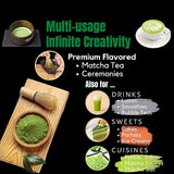 Organic Unsweetened Matcha Green Tea Powder 100% Pure Premium Culinary Grade Matcha - Authentic matcha powder