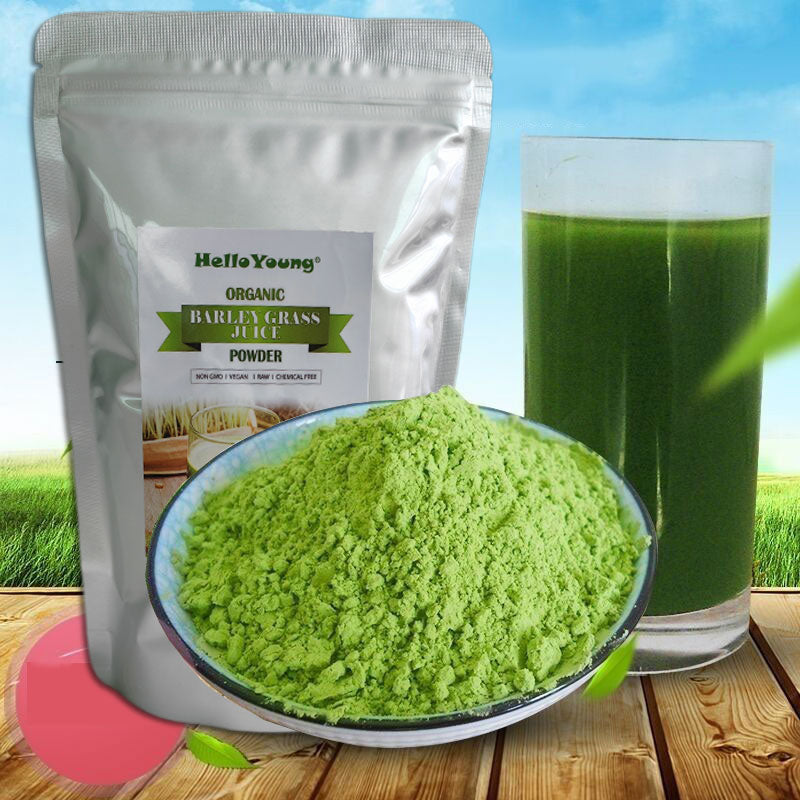 Organic Barley Grass Powder original 250g barley grass official store organic barley grass powder Body Detoxification and Weight Loss Barley Health Matcha Beverage Main image