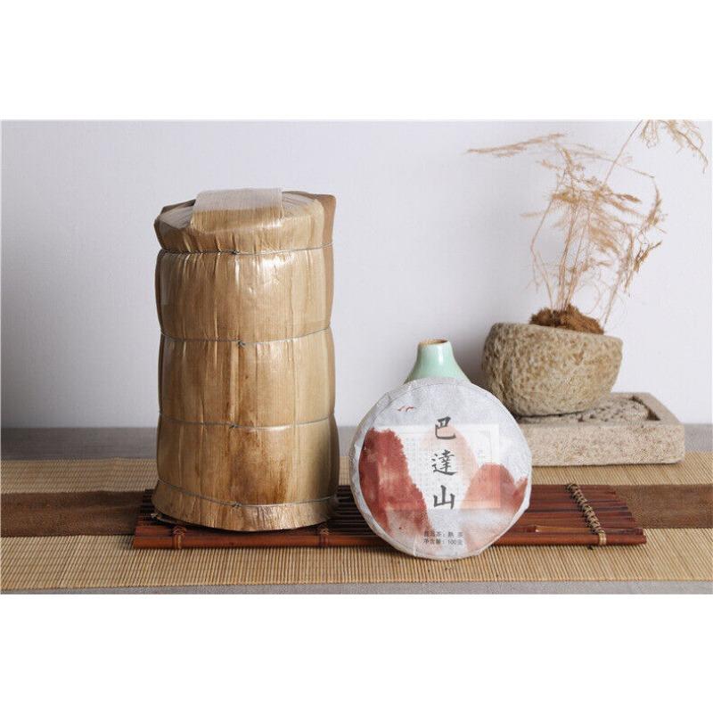 CIFbuy 100g Yunnan Menghai Badashan Pu-erh Ripe Tea Cake