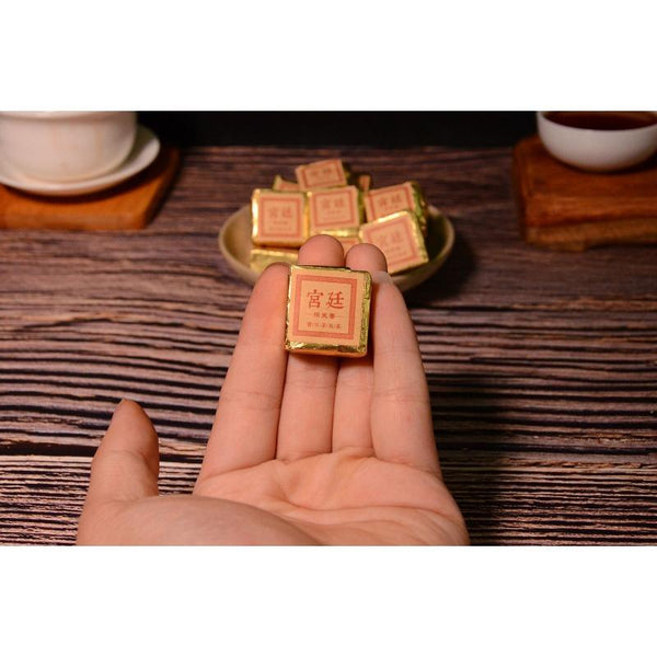 CIFbuy Yunnan Jindian Small Square Brick Black Tea Leaves Glutinous Fragrance Brick Tea