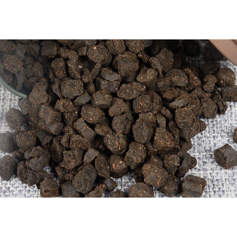 CIFbuyYunnan Puerh Tea Fossil Glutinous Fragrance Broken Silver 100g Tin Cooked Tea