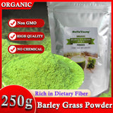 Organic Barley Grass Powder original 250g moistening intestines, RAW, Great for Juices, Smoothies, Shakes, Yogurts