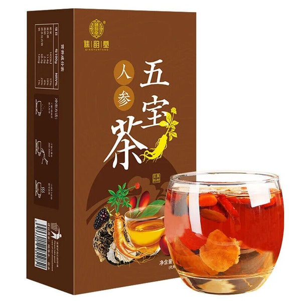 CIFbuy Ginseng Five Treasure Tea Healthy Herb Tea Bag 250g/8.8oz