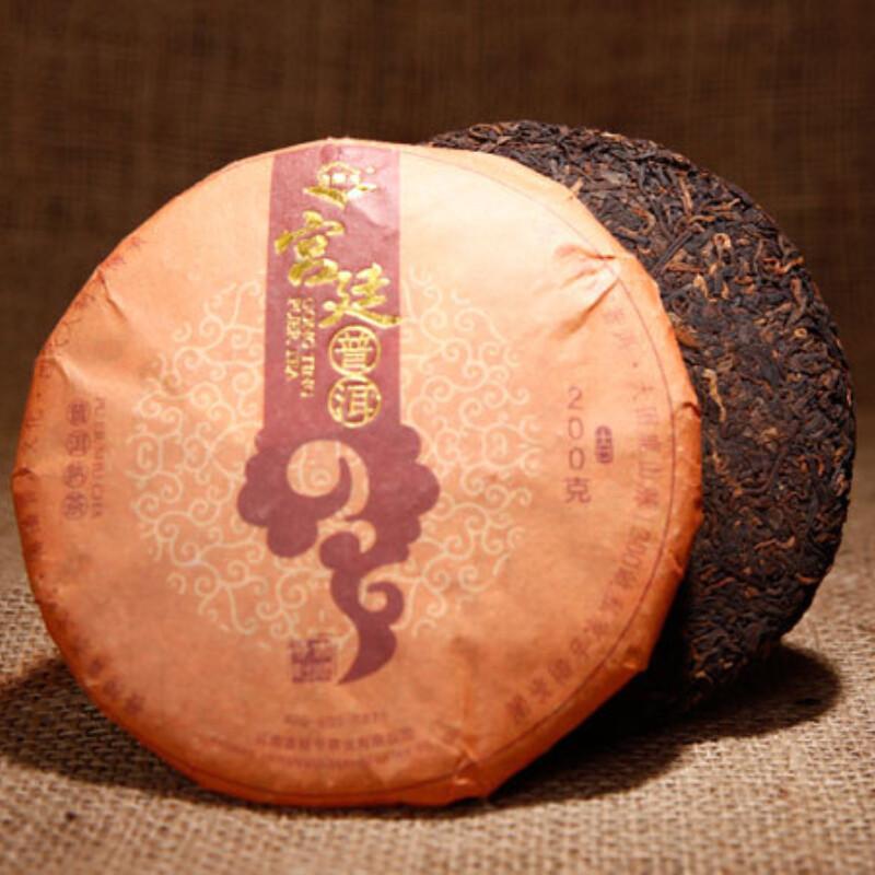 CIFbuy 2009 Yunnan Pu Erh Ripe Tea Cake 200g Aged Chinese Fermented Tea