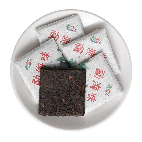 CIFbuy 500G Yunnan Pu'er Tea Menghai Flavor Small Square Brick 8g Ripe Tea