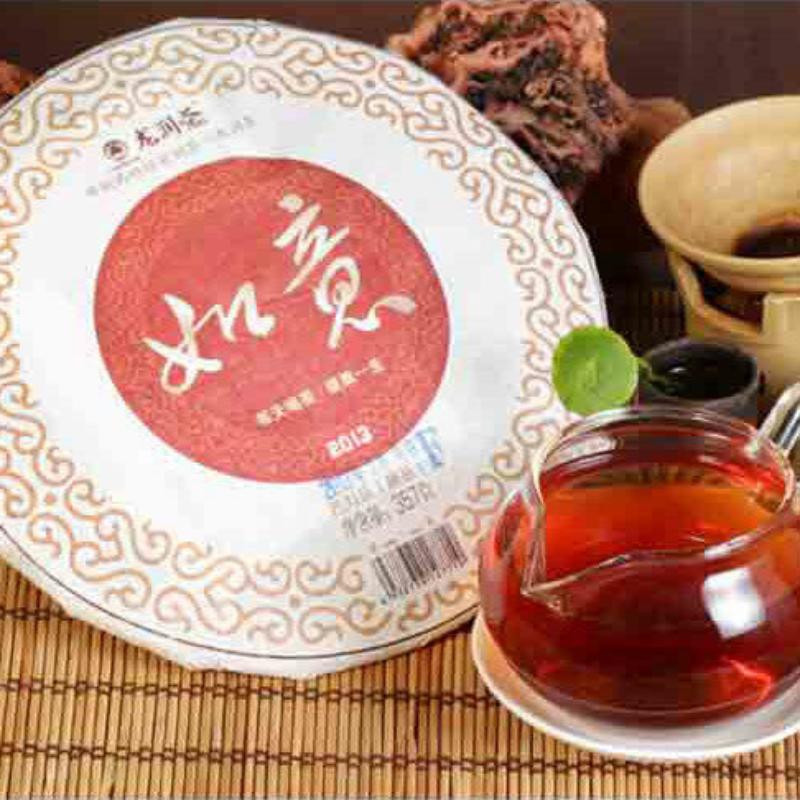 CIFbuy Ruyi * 2013 Year Yunnan Longrun Tea Puer Ripe Shu Pu-erh Tea Pu'er Cake 357g
