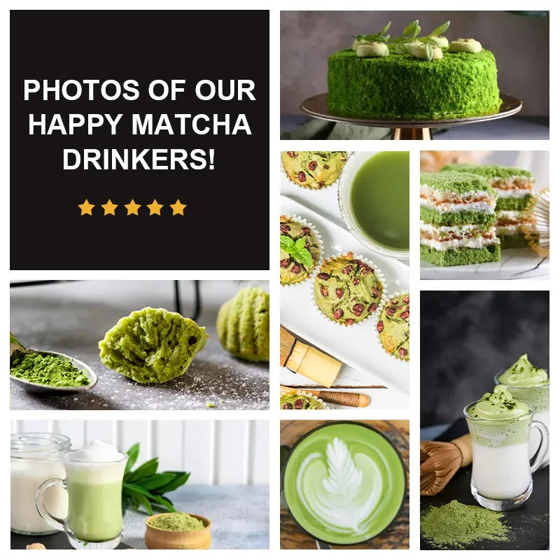 Matcha Powder Organic Matcha Green with Powder Slimming Products For Dessert Pastry Ice Cream Baking Black Color