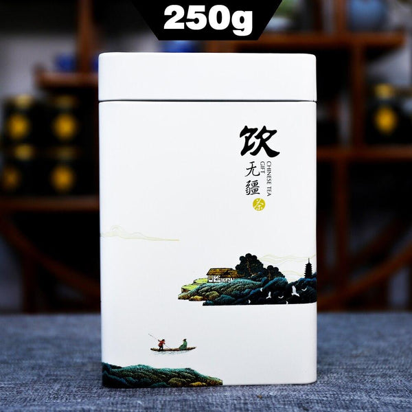 CIFbuy 2023 Jasmine Tea King Green Chinese Tea Silver Needle Jasmine Scented Green Tea in Metal Box 250g
