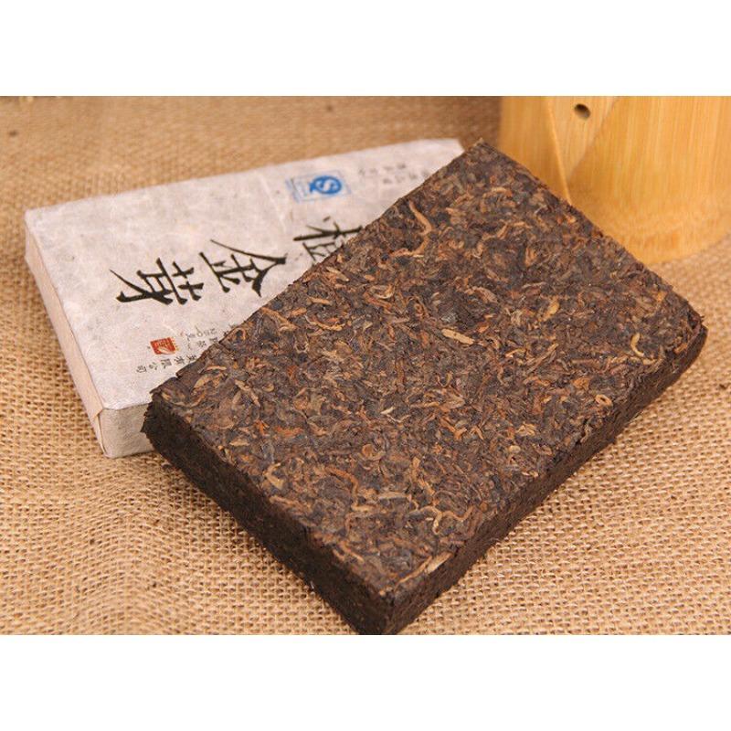 CIFbuy Yunnan Puerh Tea Mengku Ancient Tree Golden Bud Puerh Tea Brick 250g