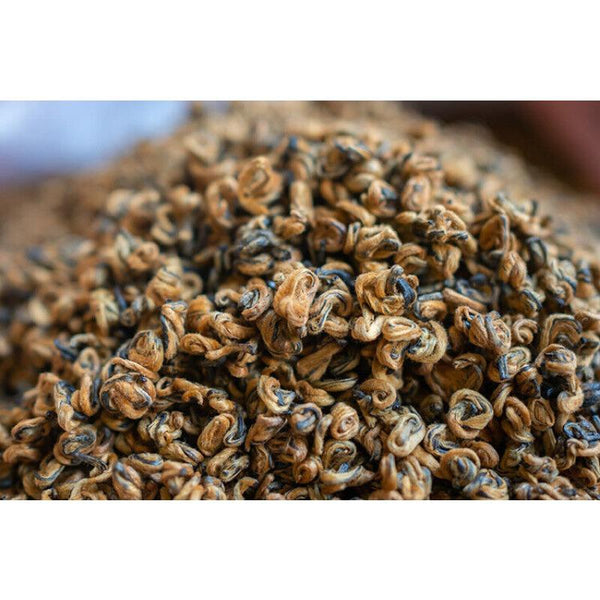 CIFbuy Fengqing Dian Hong Tea Gold Snail Spring Tea Yunnan Black Tea Red Snail Gold Bud