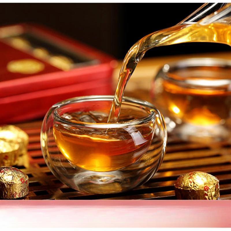 CIFbuy Colourful Yunnan 3g*24 Capsules Mini Tuocha Raw Puer Tea Yunnan Pu-erh Tea 72g