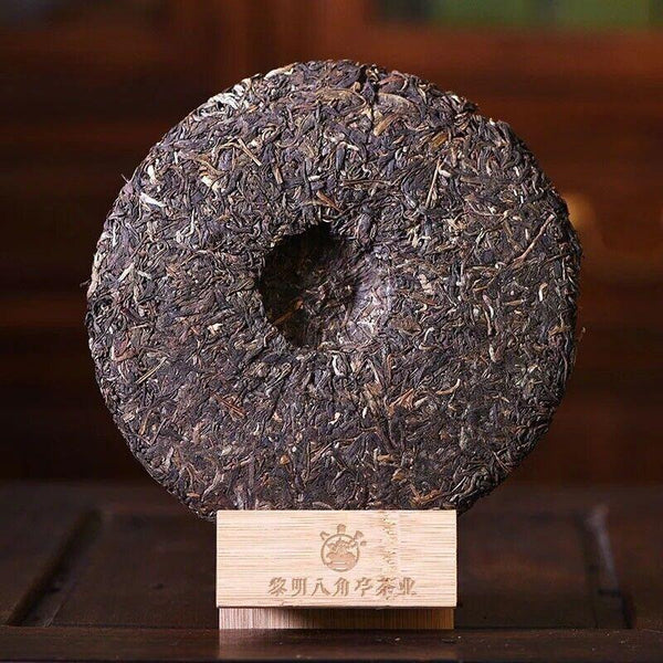CIFbuy Li Ming Octagonal Pavilion Peacock Township Puerh Tea Cake 357g Raw Puer