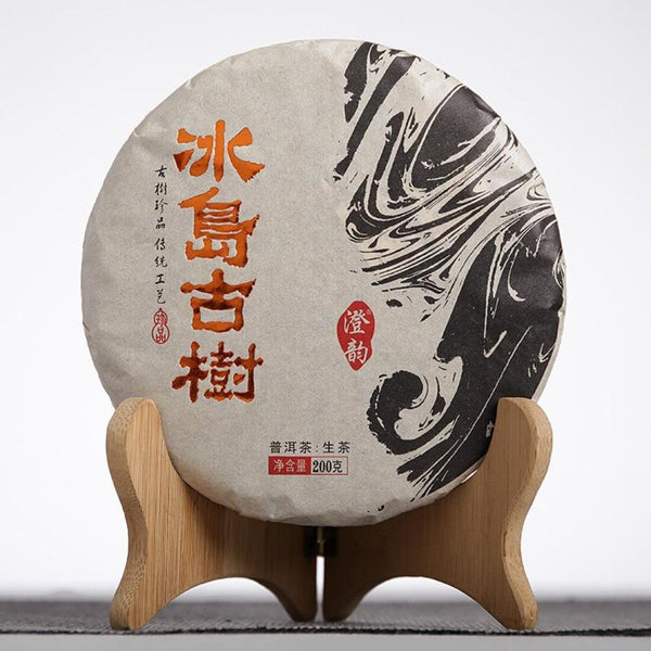 CIFbuy 2017 Yunnan Iceland Ancient Tree Raw Puer Tea Cake 200g