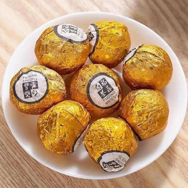 CIFbuy 1000gFuDing Ball-shaped Aged Shou Mei Longevity Eyebrow Handmade pearl White Tea