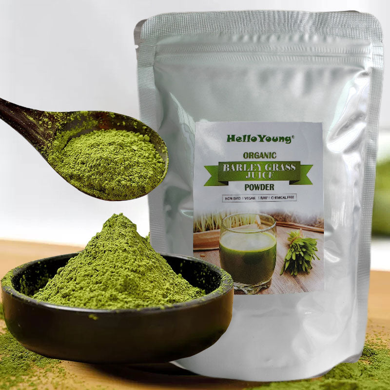 HelloYoung Barley Green Grass Juice Powder with Rich Dietary Fiber No Addtives Main image