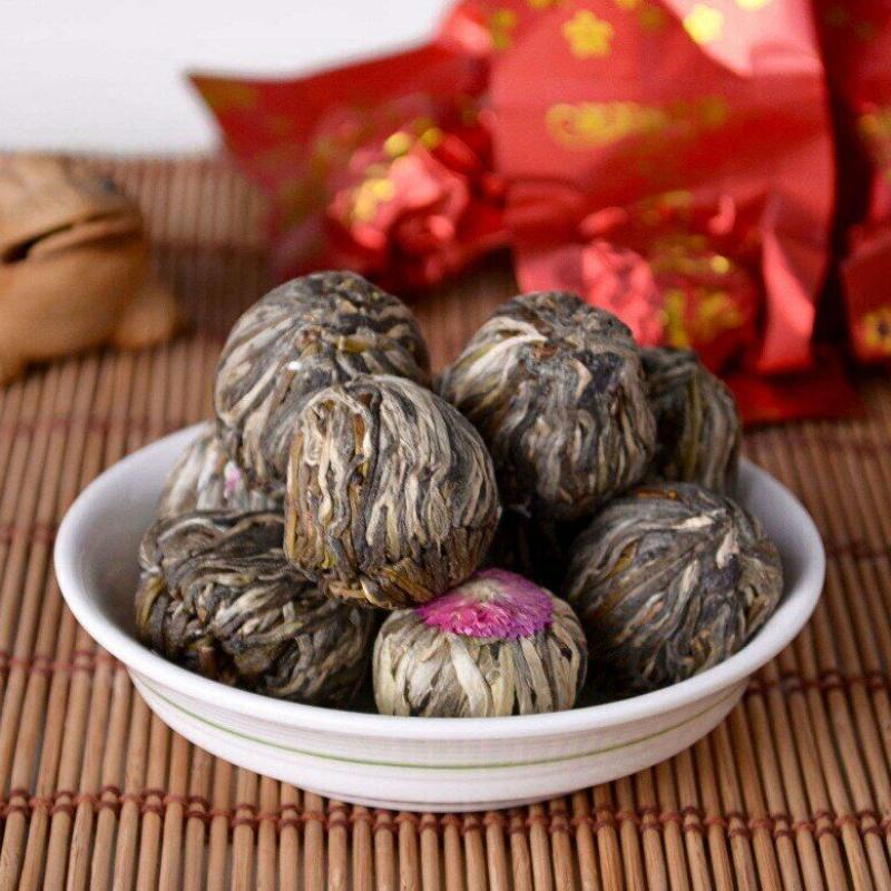 CIFbuy 20/40/60 Pcs Blooming Tea Green Tea Artistic Blossom Flowers Tea Blooming Tea Balls