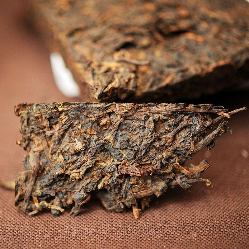 CIFbuy PU'ER TEA Lao Man E Pu-erh Tea Brick 2018 500g Ripe Puer Pu'er Shu Tea