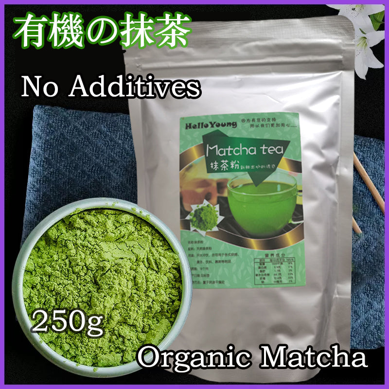 Matcha Green Tea Powder Organic Japanese Ceremonial Grade Antioxidants Energy Boost slimming diet drink for loss weight matcha powder for baking Main image