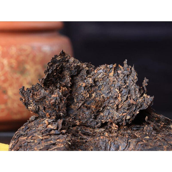 CIFbuy 100g Banzhang Golden Bud Puerh Ripe Tea Cake Aged Ripe Yunnan Puerh Tea Leaves