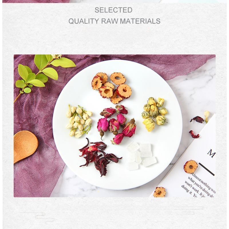 CIFbuy Rose Luoshen Wholesale Flower Tea Chrysanthemum Red Date Sliced Flower Tea Secondary image