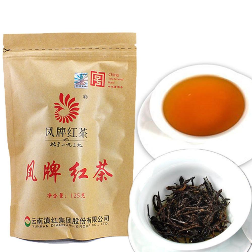 CIFbuy Yunnan Black Tea Dianhong Loose Leaf 125g Premium Feng Tea Brand Rich Flavor Strong Aroma