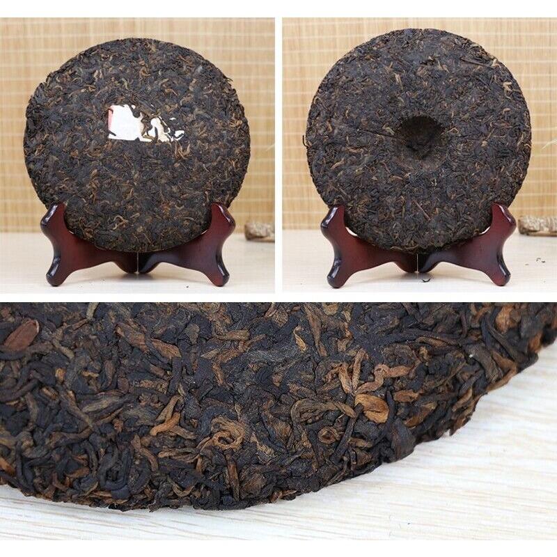 CIFbuy Li Ming 7590 Octagonal Pavilion Yunnan Aged Pu-erh Tea Cake 357g Ripe Puer