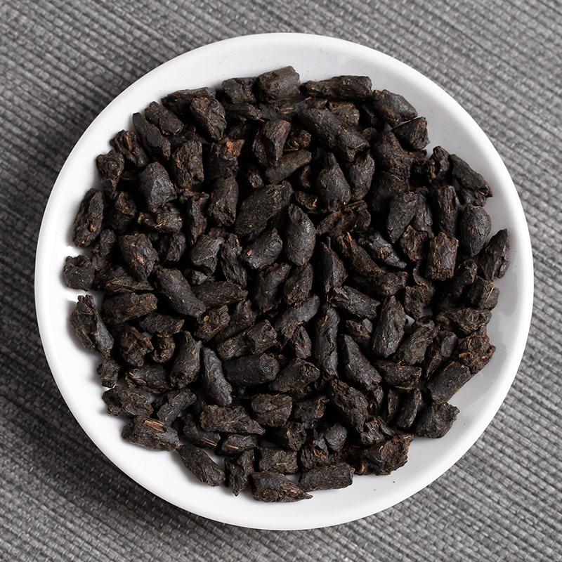 CIFbuy 500g/Tin Yunnan Pu'er Tea Menghai Ripe Tea Jujube Tea Fossil Crushed Silver