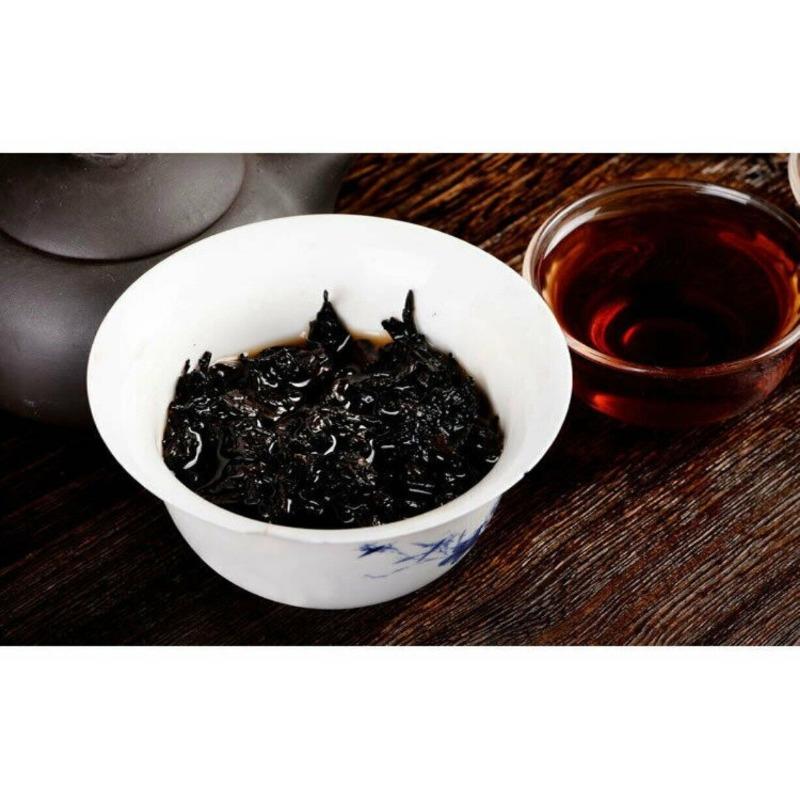 CIFbuy Tong Qing Hao Pu-erh Tea Cake Yiwu Mt. Old Tea Ripe Puer Cooked 357g/12.59oz
