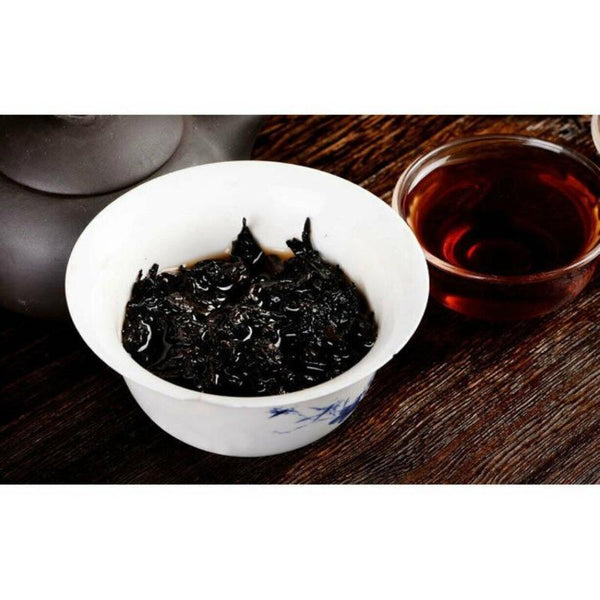 CIFbuy Tong Qing Hao Pu-erh Tea Cake Yiwu Mt. Old Tea Ripe Puer Cooked 357g/12.59oz
