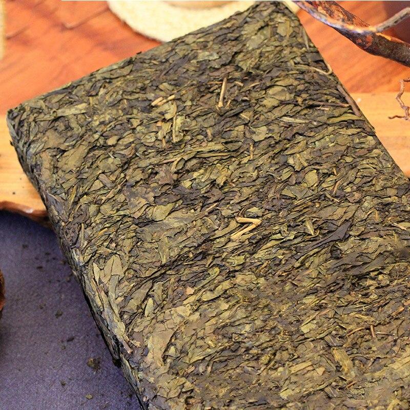 CIFbuy 2015 Aanhua Fu Cha Aged Dark Tea, Pressed Dark Tea with Golden Flower, 950g