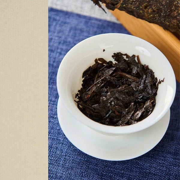 CIFbuy 2019 Anhua Dark Tea Pressed with Golden Flower, Hey Cha, 1000g
