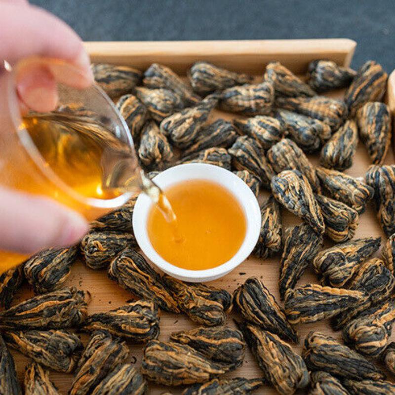 CIFbuy 250g Fengqing Dian Hong Pagoda Tea Yunnan Ancient Golden Silk Pagoda Black Tea