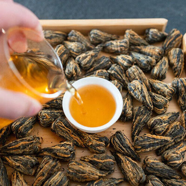 CIFbuy 250g Fengqing Dian Hong Pagoda Tea Yunnan Ancient Golden Silk Pagoda Black Tea
