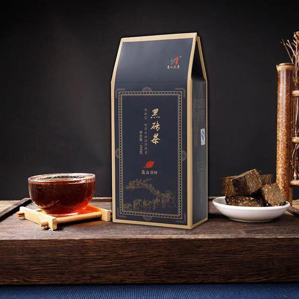 CIFbuy 250g Organic Anhua Dark Tea Brick Portable Dark Tea Chinese Black Tea Benefit