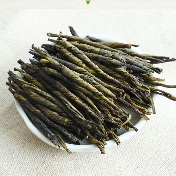 CIFbuy 125g Big Leaf Kuding Tea Hainan Specialty Bitter Green Tea Needle Ku Ding Cha