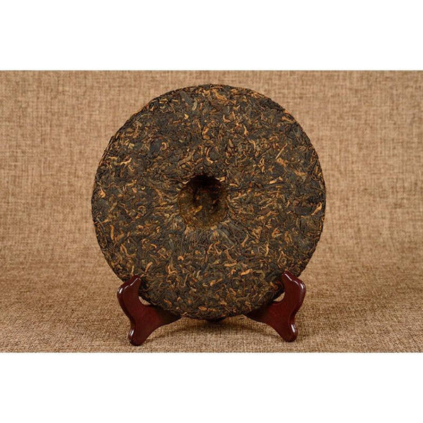 CIFbuy 357g Yunnan Pu'er Ripe Tea Jingmai Mountain Seven Cakes Ripe Tea Pu'er Tea