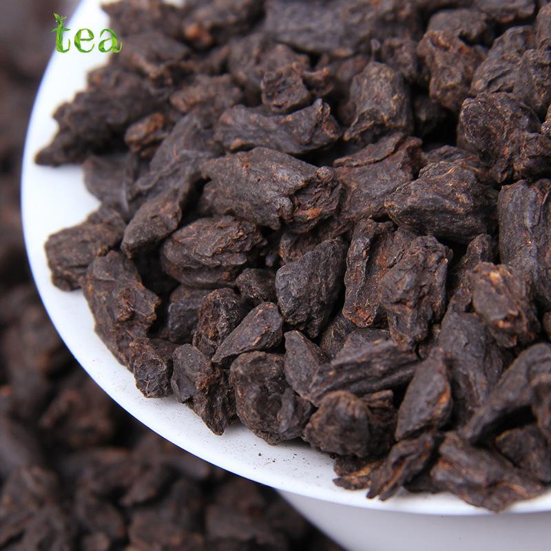 CIFbuy Yunnan Puer Tea Ripe Tea Fossil Aged Old Tea Heads Upgraded Loose Leaf Tea Sticky Broken Silver 500g