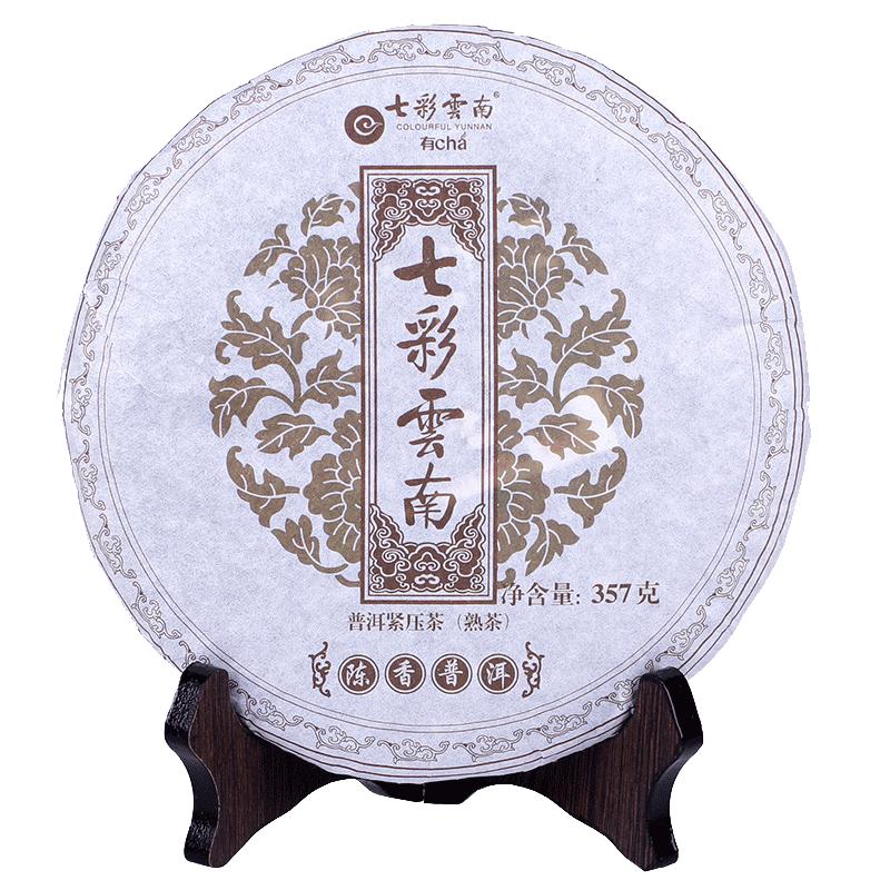 CIFbuy Colourful Yunnan Qing Feng Xiang CHEN XIANG Puer Ripe Pu'er Tea 357g Shou Cha