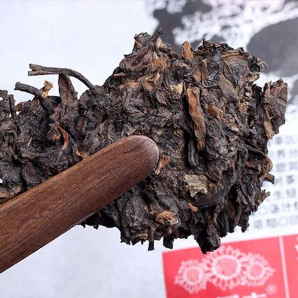 CIFbuy LaoTongZhi 2018 Haiwan Shen Shan Lao Shu Ripe Puer Remote Mountain 500g Shu Puer