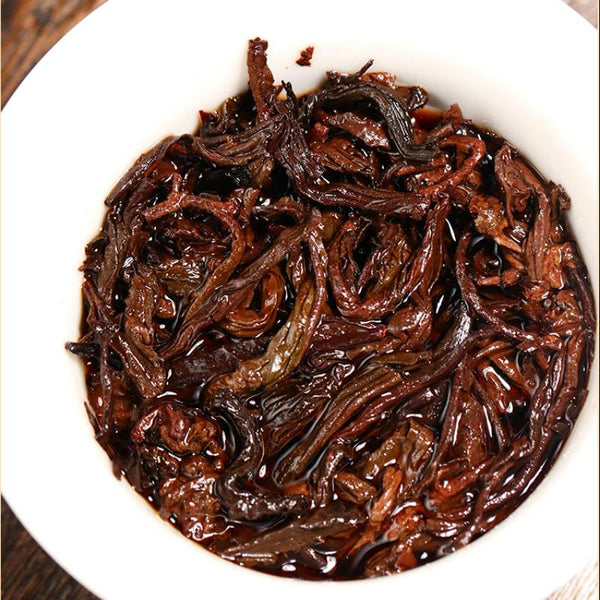 CIFbuy 357g Puerh Ripe Tea Cake 5Years Yunnan Pu-erh Cooked Tea Organic Pu'er Black Tea