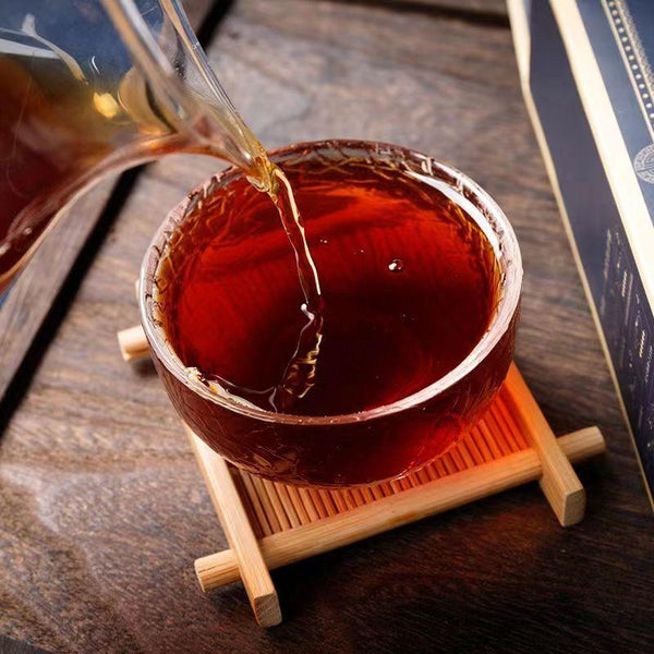 CIFbuy 250g Organic Anhua Dark Tea Brick Portable Dark Tea Chinese Black Tea Benefit