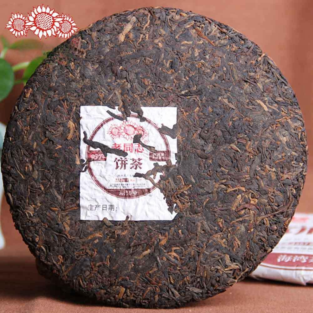 CIFbuy Shu Puer 2018yr HaiWan 9978 Batch 181 LaoTongZhi Old Comrade Ripe Puer Tea Cake