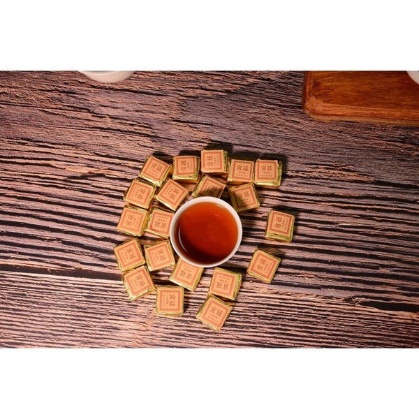 CIFbuy Yunnan Jindian Small Square Brick Black Tea Leaves Glutinous Fragrance Brick Tea