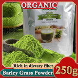 Organic Barley Grass Powder 250g, Green Superfood for Smoothie, Shakes and Salads lose weight barley powder pure organic body detoxification