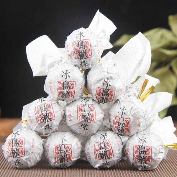 CIFbuy Yunnan Lincang, Iceland Puer Tea, Ripe Tea, Ancient Tree, Longzhu, Tuo Cha, Granular Wholesale Tea, Ration Ripe Pu