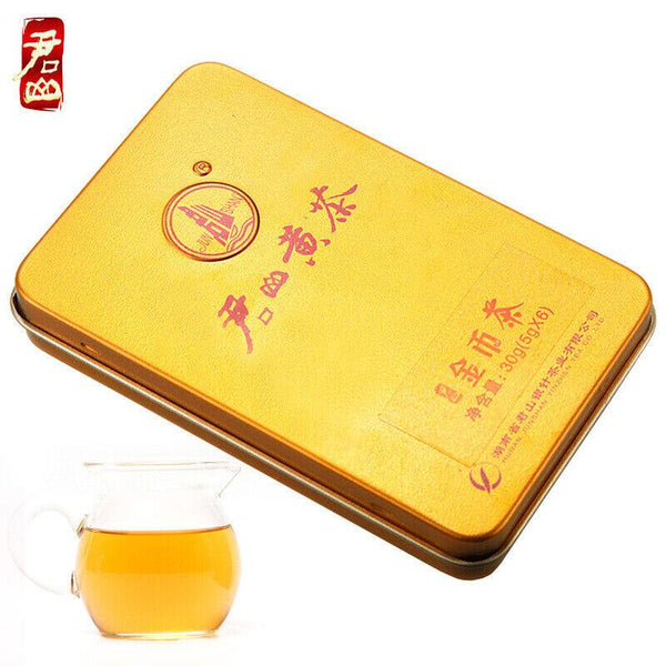 CIFbuy Hunan Junshan Huang Cha Jun Shan China Yellow Tea Mini Gold Coin Cake 30g Box
