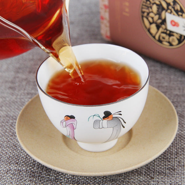 Yunan Pu Erh Tea Bamboo Canned Package Black Tea Loose Leaf Ripe Puer Tea 100g