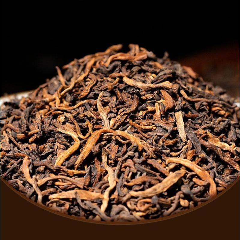 CIFbuy 250g Old Tree Ripe Puerh Tea Golden Buds Super Grade Palace Pu-erh Cooked Tea